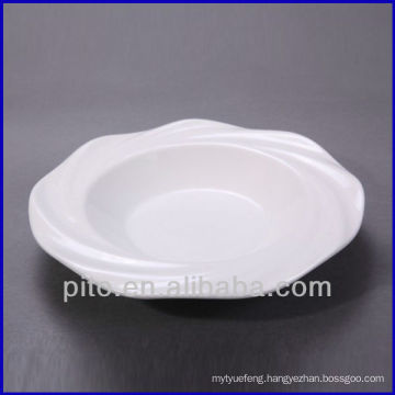 chaozhou porcelain factory wave border porcelain soup plate